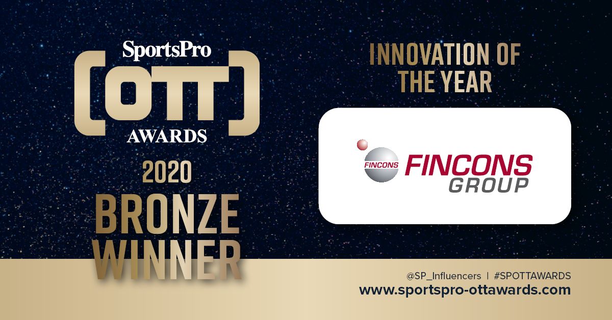 Fincons Group has won the Innovation of the Year award at the SportsPro OTT awards 2020