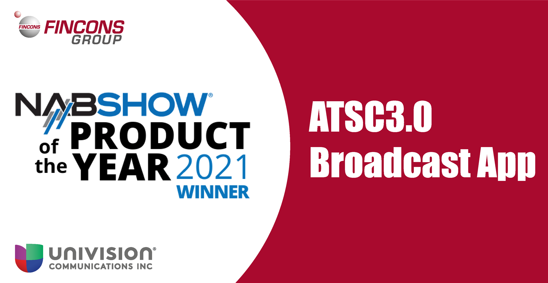 Fincons wins the 2021 NAB Show Product of the Year Award