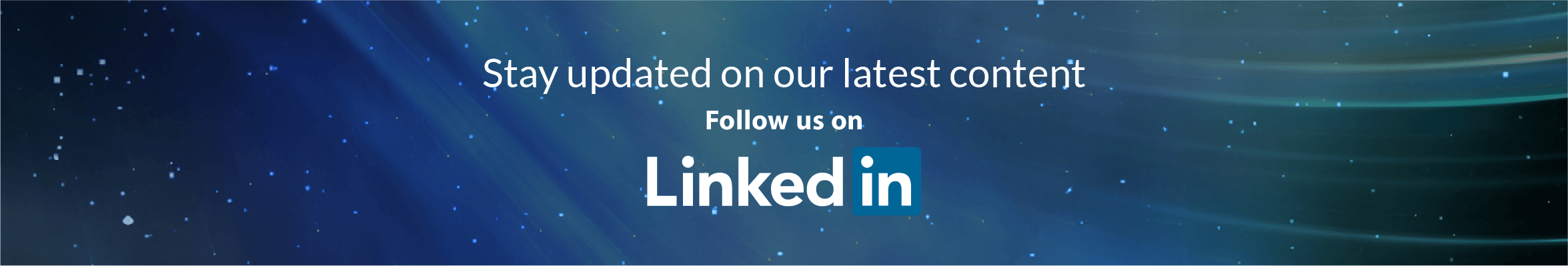 Follow us on Linkedin