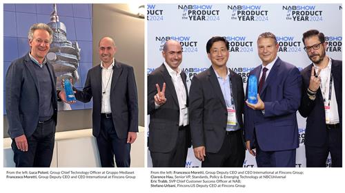 Fincons is twice winner at the NAB Product of the Year Awards 2024,